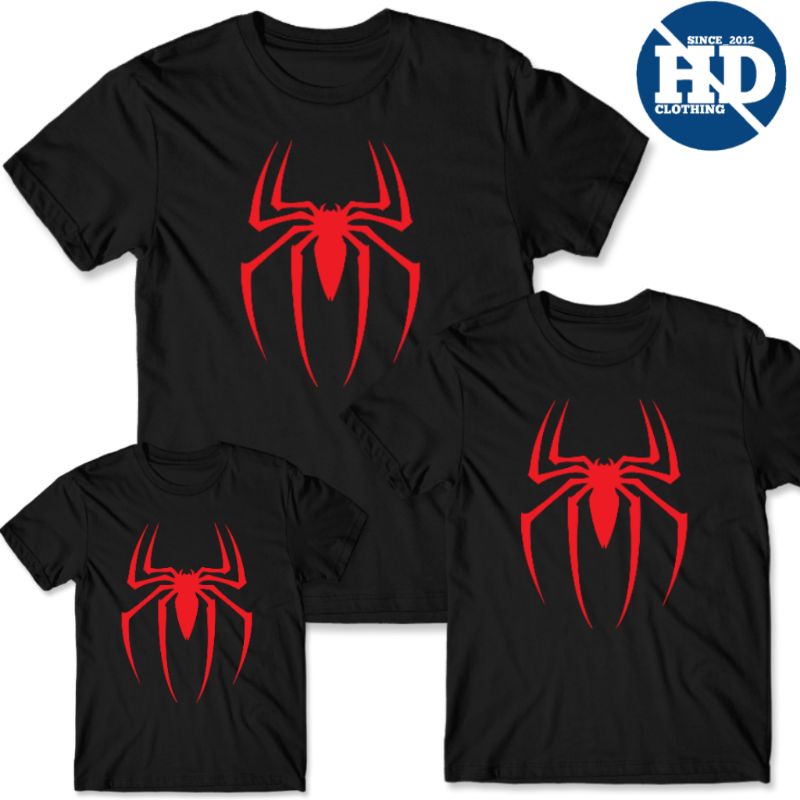 kaos anak motif spiderman superhero Kaos Couple Family - HD_Clothing