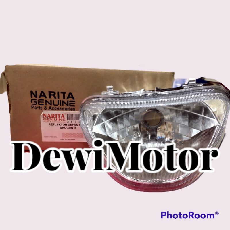 Lampu depan shogun r 110 / reflektor lampu depan shogun r 110