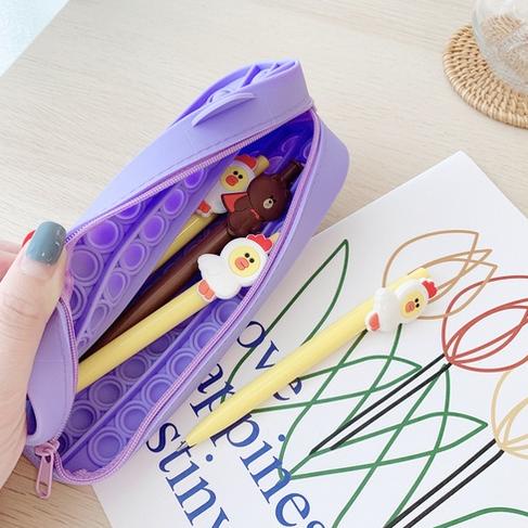 

(U-O6O-✓) Tasgue - Kotak Pensil Pop it Murah Pita Ribbon Tempat Pensil Pop it murah top produk