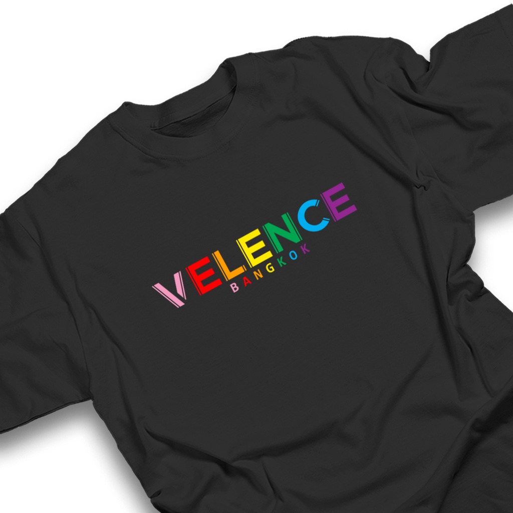 VELENCE RAINBOW Tshirt kaos cotton combed 30s BAJU BANGKOK THAILAND