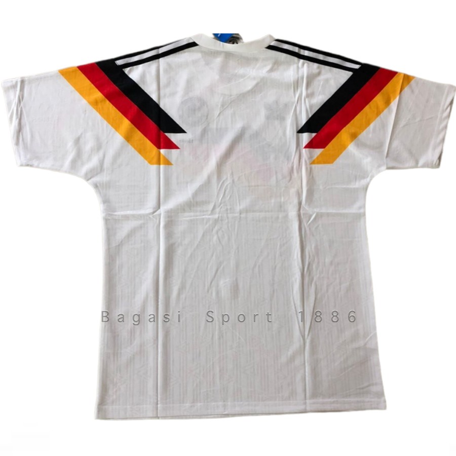 Jersey Baju Bola Retro Lama Import Impor Negara Timnas Jerman German Home Kit Kandang Jadul Piala Du