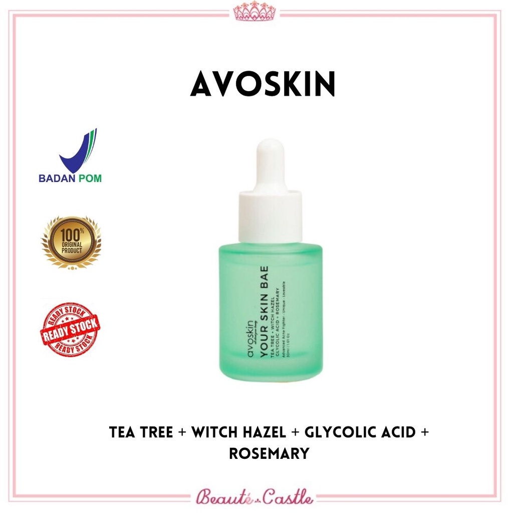 Jual AVOSKIN YSB SERUM TEA TREE + WITCH HAZEL + GLYCOLIC ACID