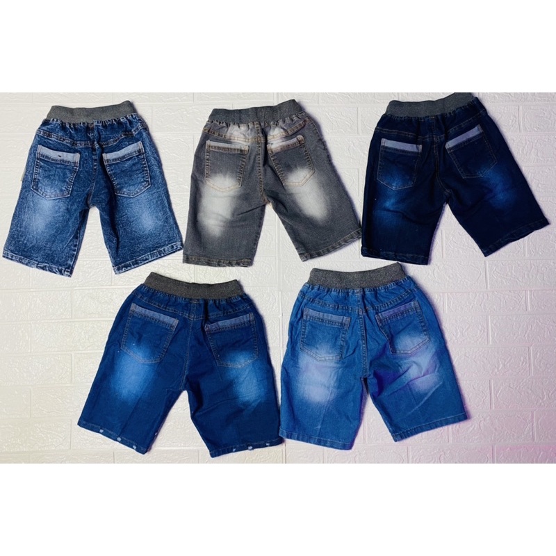 celana jeans pendek anak usia 2-7 tahun kain TEBAL HALUS MELAR