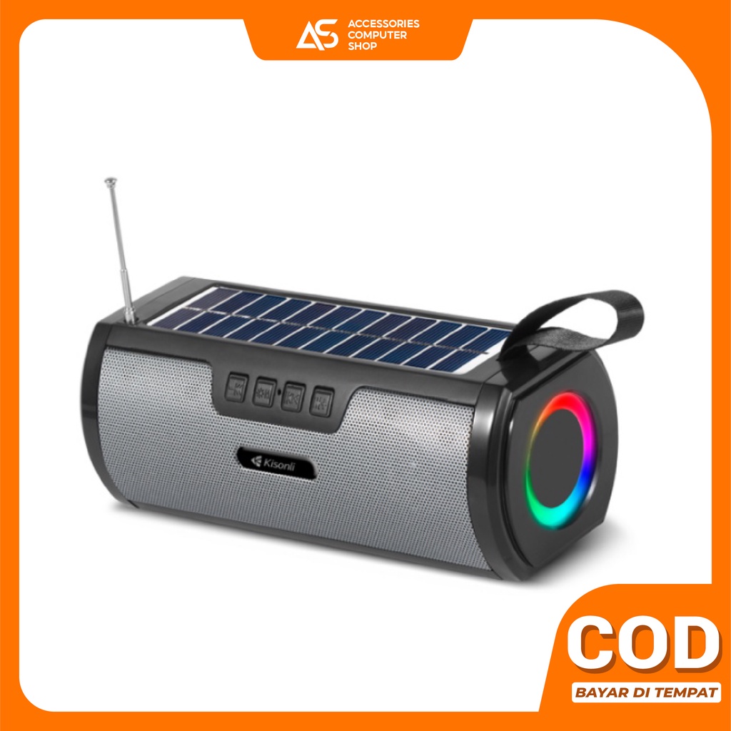 Salon Bluetooth Bt Speaker Portable Mendukung Flashlight Kapasitas Batre 1200mAh -SC16 - ACS
