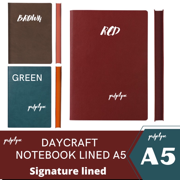 

Pad Notebook A5 Daycraft Signature Lined Notebook Polos Note Book Garis