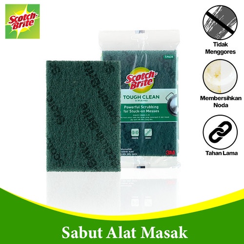 3M SCOTCH BRITE SABUT HIJAU