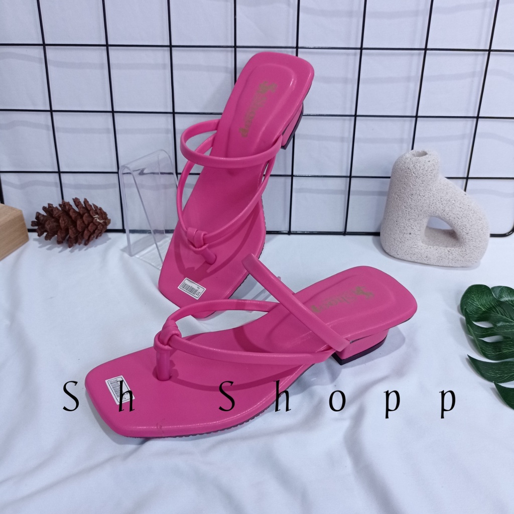 Sendal Heels Wanita Jepit Terbaru Kekinian / Sendal Cewe 2022 Sendal Kekinian