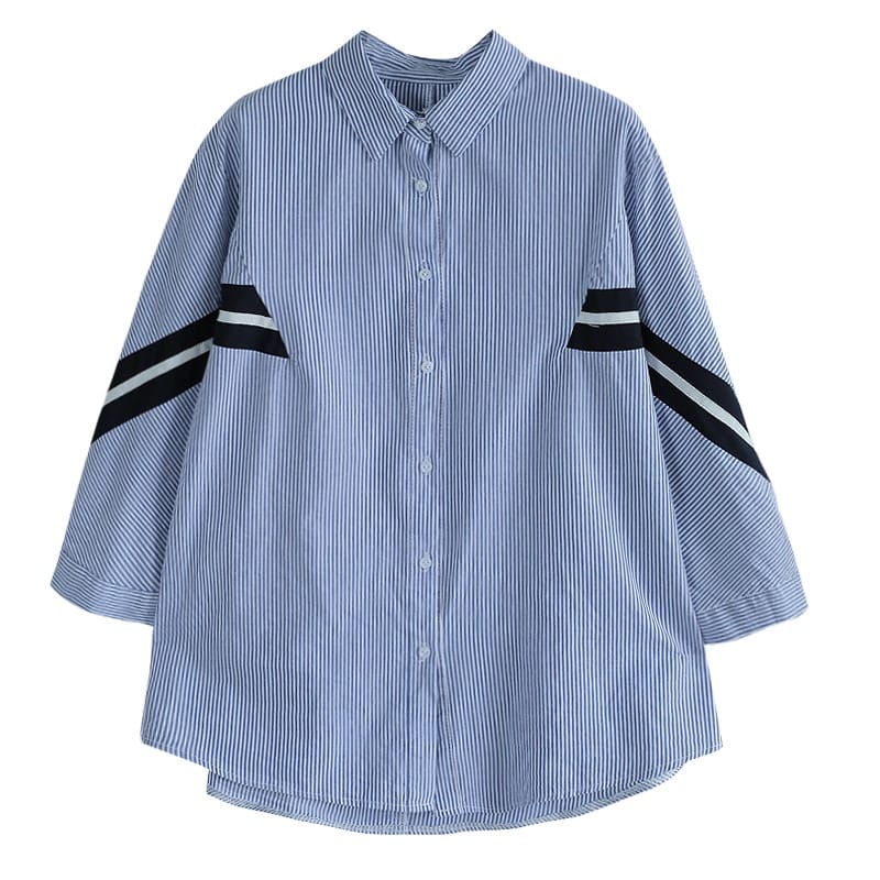 SAMMIE STRIPE SHIRT / KOREAN STYLE / SHIRT KASUAL / KEMEJA TERMURAH