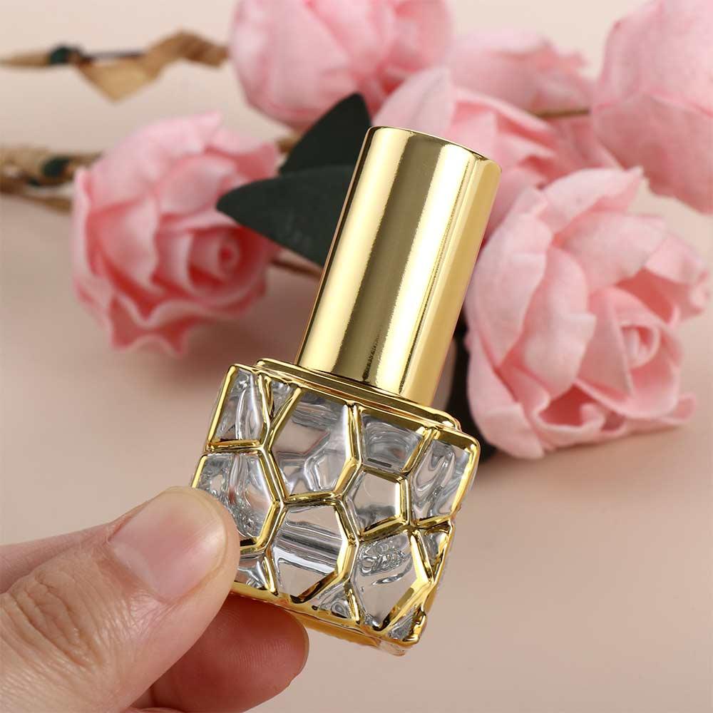 [Elegan] Botol Spray Mini Portable Kosong Travel Aromaterapi Kosmetik Electroplating Perfume Bottle