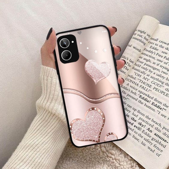 (GC 42) Softcase Kaca Realme 10 4G - Kesing Kaca Realme 10 4G - Case Cantik Realme 10 4G - Case Real