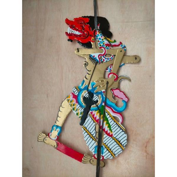WAYANG KULIT KARTON BUTO CAKIL