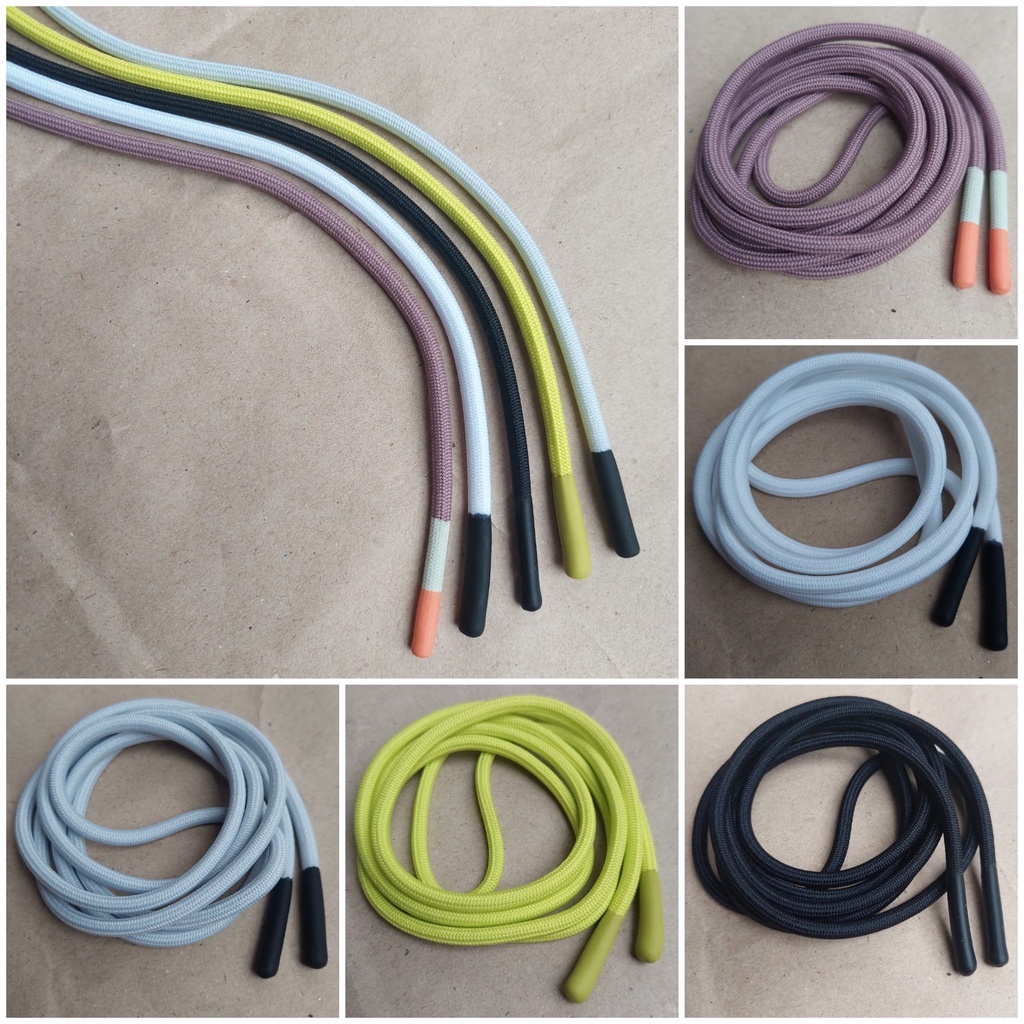 Tali Hoodie Tali Jaket Polyester Premium Ujung Aglet Karet Rubber