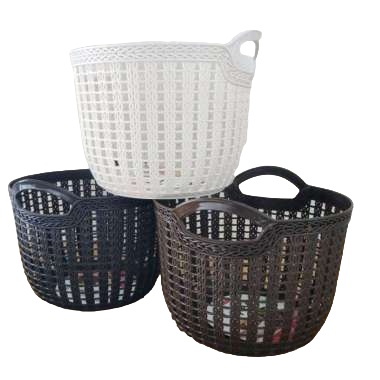 [DEASTORE] KERANJANG SERBAGUNA TOPAS POLOS / WADAH SOUVENIR PLASTIK MULTIFUNGSI / TEMPAT PENYIMPANAN ORGANIZER ROTAN MINI / STORAGE BASKET