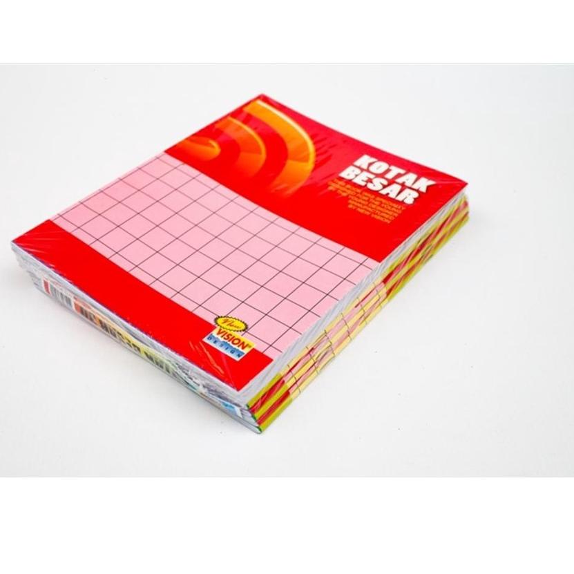 

[S-2I ☛] Buku Kotak Besar / Buku Tulis Mandarin Merek Vision ( 1 Buku isi 30 Lembar )-murah