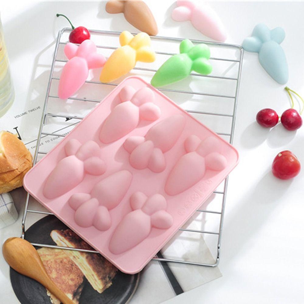 Solighter Easter Silicone Mold DIY Cetakan Sabun Dekorasi Liburan 6rongga