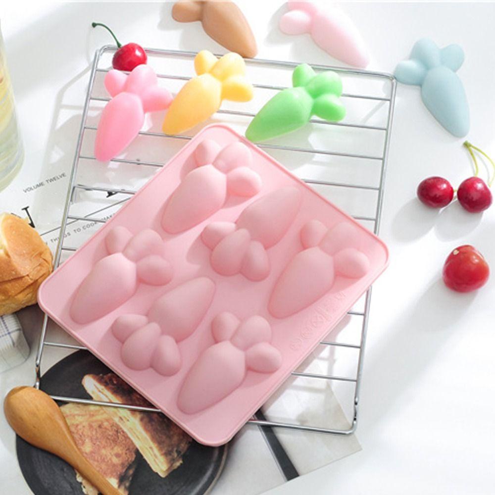 Solighter Easter Silicone Mold DIY Cetakan Sabun Dekorasi Liburan 6rongga