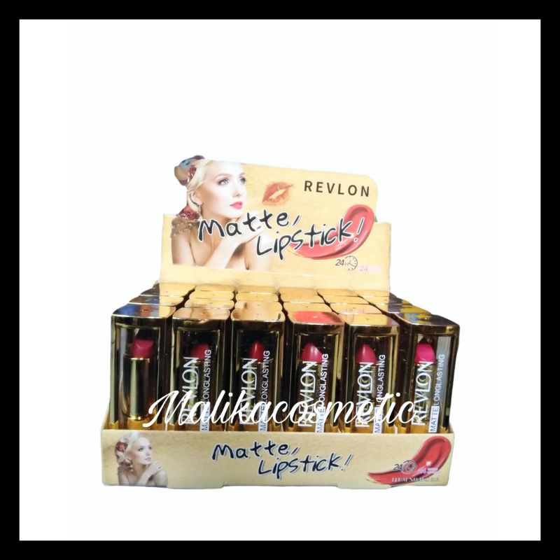( PER BOX ) LIPSTIK REVLON 612 / LIPSTIK BATANG MATTE REVLON