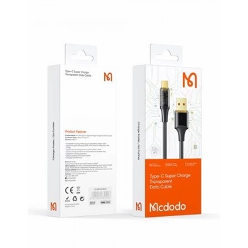 MCDODO CA-2090 CA-2091 Kabel Data Type C 100W Transparent Fast Charge