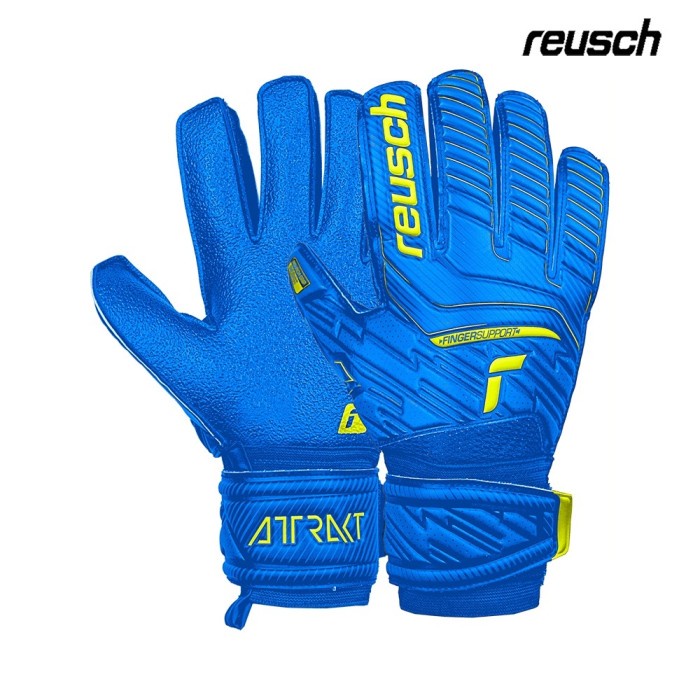 Sarung Tangan Kiper Plus Tulang Pelindung Jari - Reusch Attrakt Sg