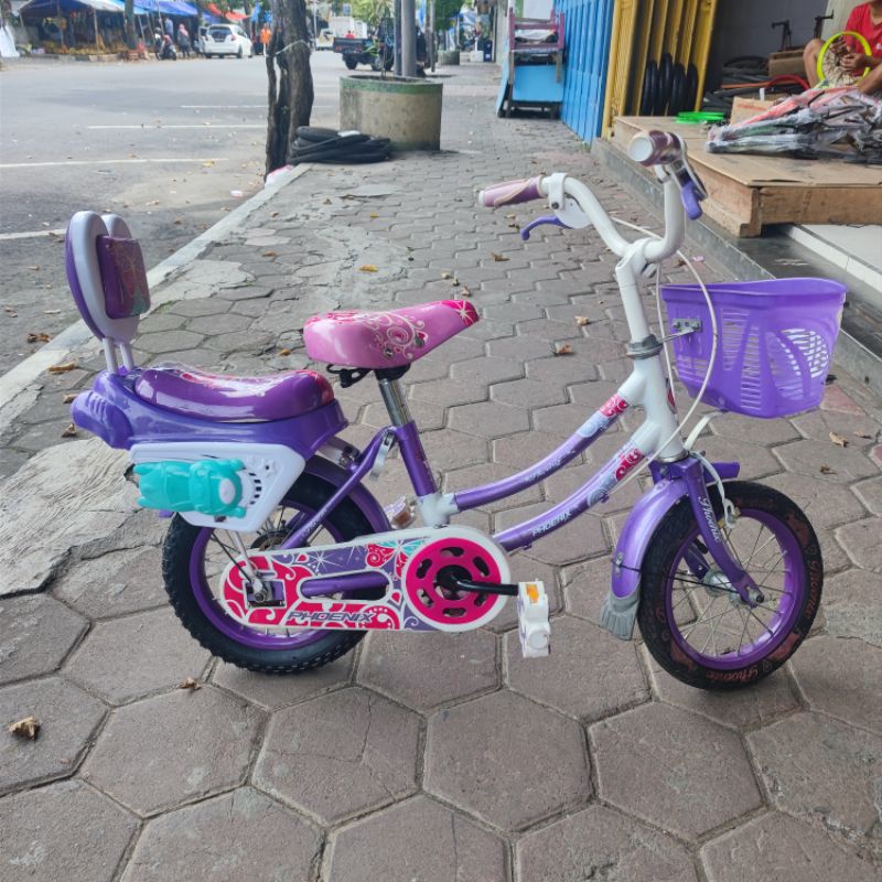 Phoenix Sepeda Mini Anak Bekas / Second 12" Ungu