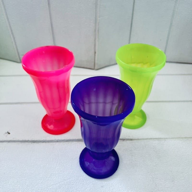 Gelas Jus Plastik Tebal Jojo Gelas Jus Warna NP Collection