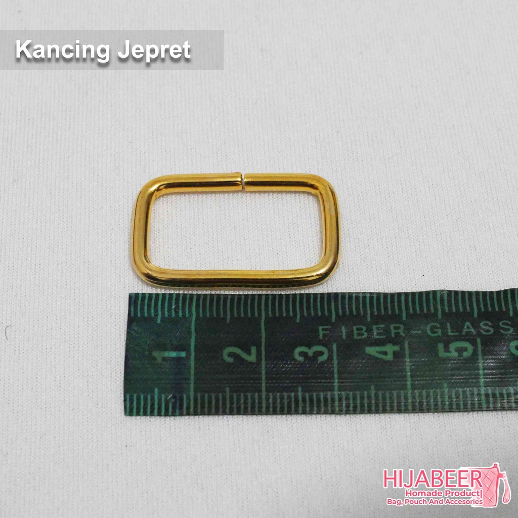 Ring Kotak Emas – Ring Tas 2,5 cm 3mm /10pcs