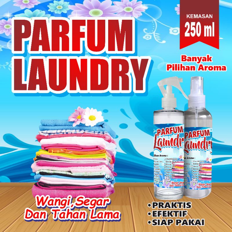 Parfum Laundry aneka aroma wangi segar kemasan spray 250 ml