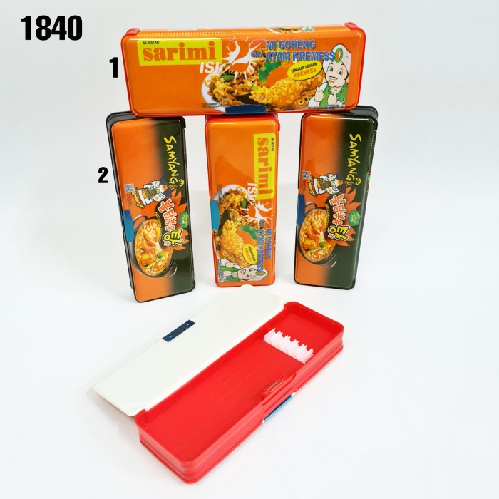 

PRO Kotak Pensil PY-1840/41/42 Motif Makanan/Tempat Pensil/Pencil Case - PY-1840, bebas