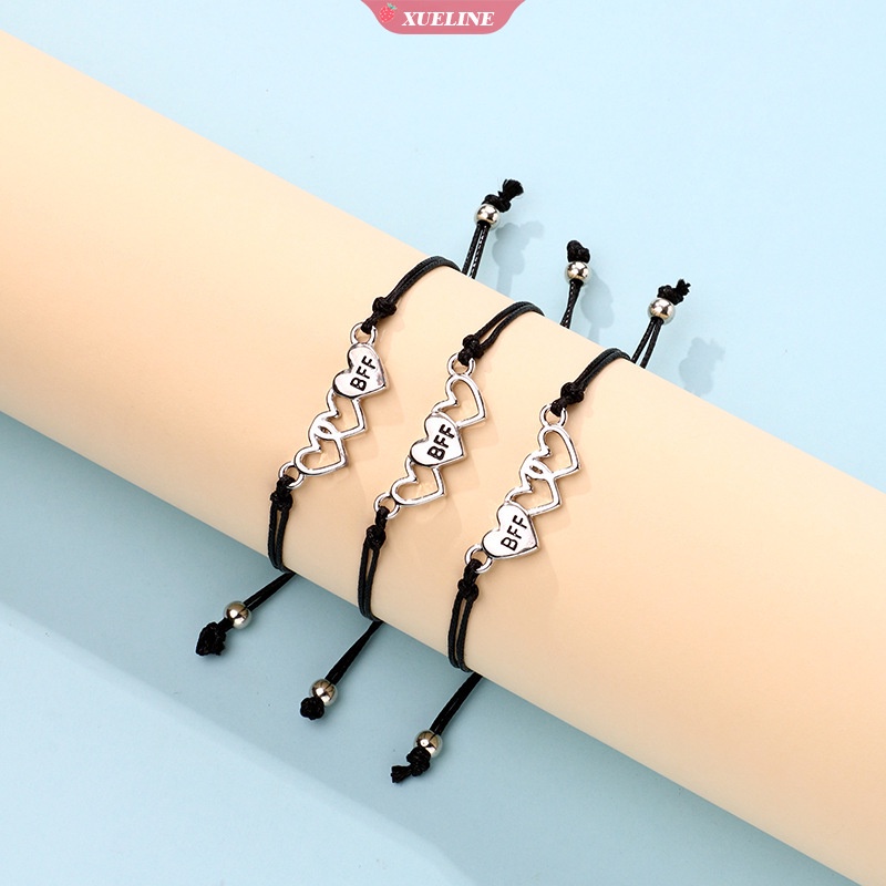 Fashion 3pak magnet Gelang Pasangan Cinta Gelang Eropa Dan Amerika Serikat Sederhana adjustable handmade wax wire preparation couple gift [ZXL]