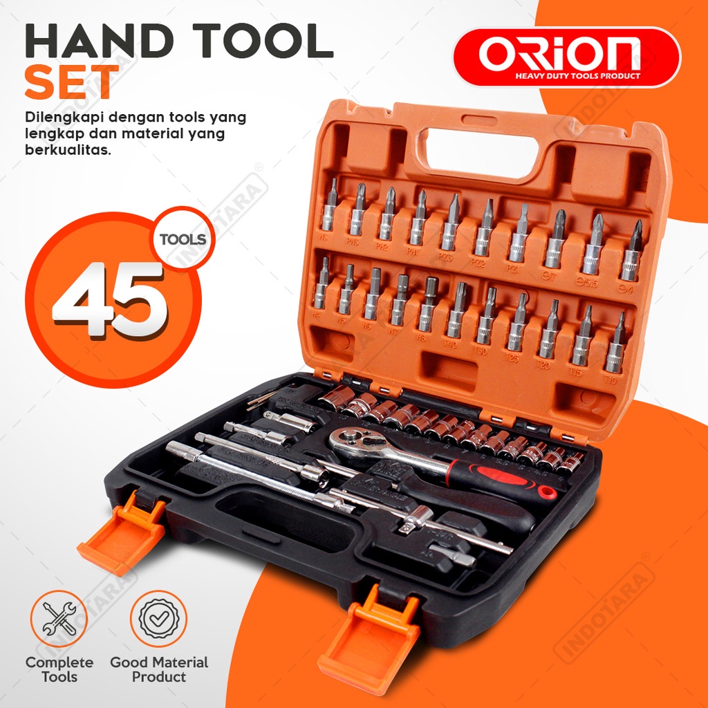 Hand Toolset / Tool Kit Set / Toolkit Toolbox Orion - TR005-2