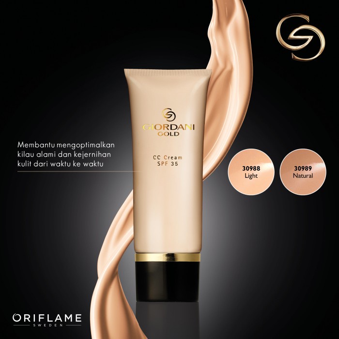 Ready Giordani Gold CC Cream SPF 35 - Natural Oriflame + Bonus SS.MAKA