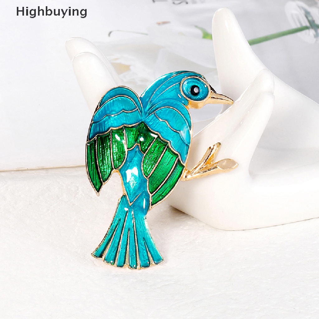 Hbid Alloy Hewan Burung Berlian Imitasi Bros Paduan Enamel Antik Pin Pernikahan Pin Untuk Wanita Pria Pakaian Syal Pasangan Kerah Perhiasan Glory