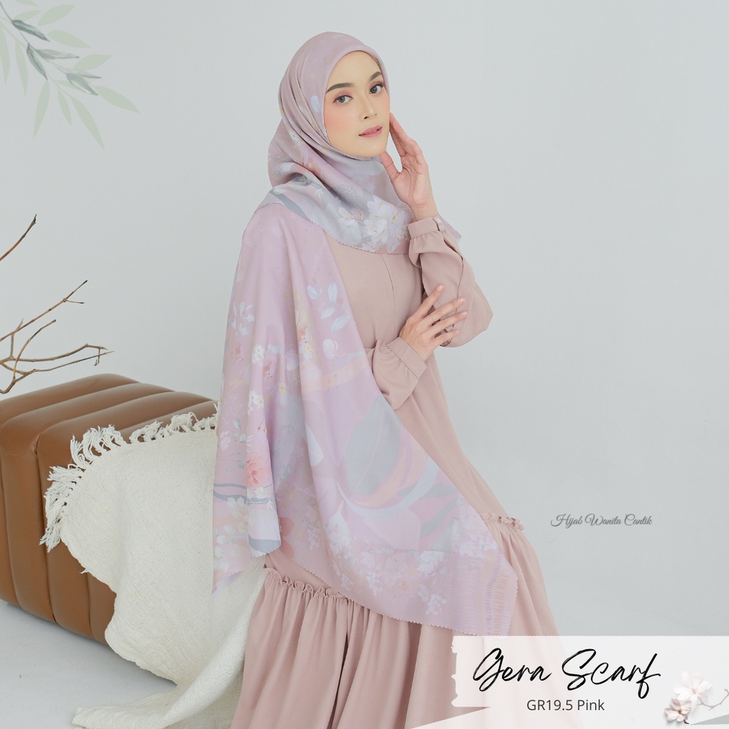 Hijabwanitacantik - Gera Scarf | Bahan  Linea voal yang tebal dan anti licin