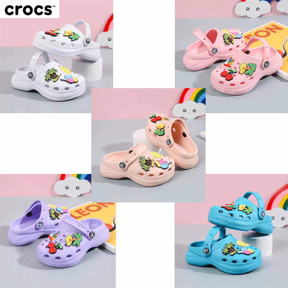 Crocs Kids Classic Clog  Anak /Sandal Crocs Anak-anak / Laki-laki Dan Perempuan /Free Jibbits Pantai