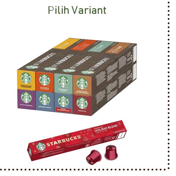 

[KODE 77] Pilih Varian Nespresso® Starbucks® Coffee Capsule