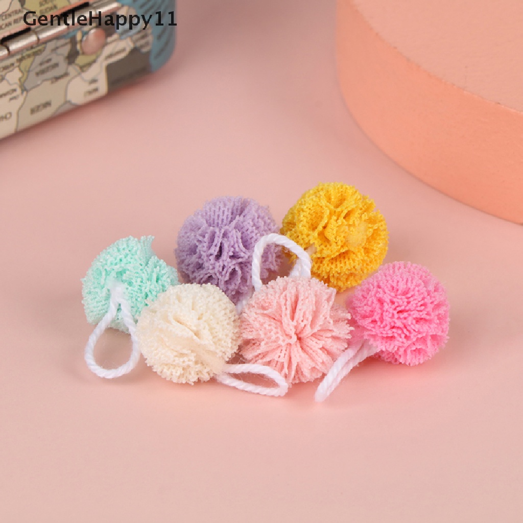 GentleHappy 3Pcs Dollhouse Miniature Furniture Simulation Bath Ball Model DIY Accessories id