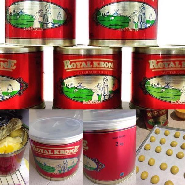 

㊟ butter substitute royal krone margarin bahan kue 250 gram ハ