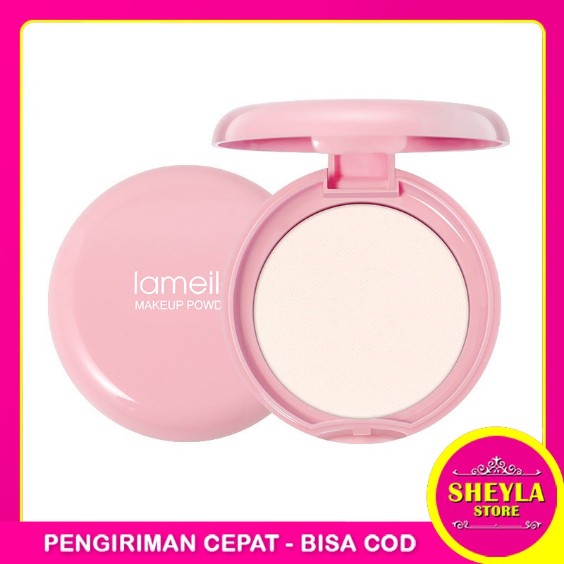 LAMEILA Naked Make Up Powder / Lameila Macaron Bedak Padat Pressed Powder / TS-3