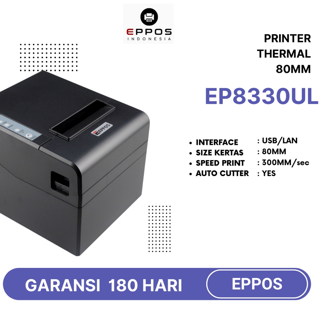 EPPOS Printer Thermal 80mm EP8330UL