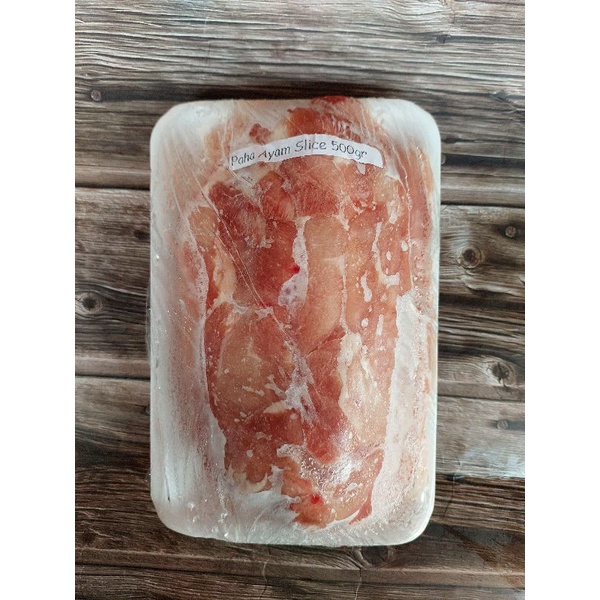 

Slice ayam slice 500 gram frozen dada paha giling cincang