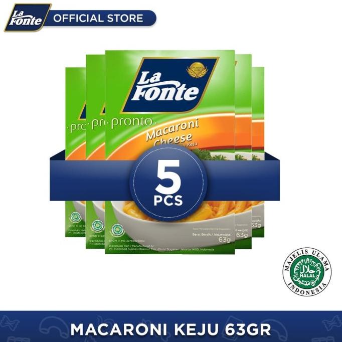 

5 Pcs - La Fonte Macaroni Keju 63gr