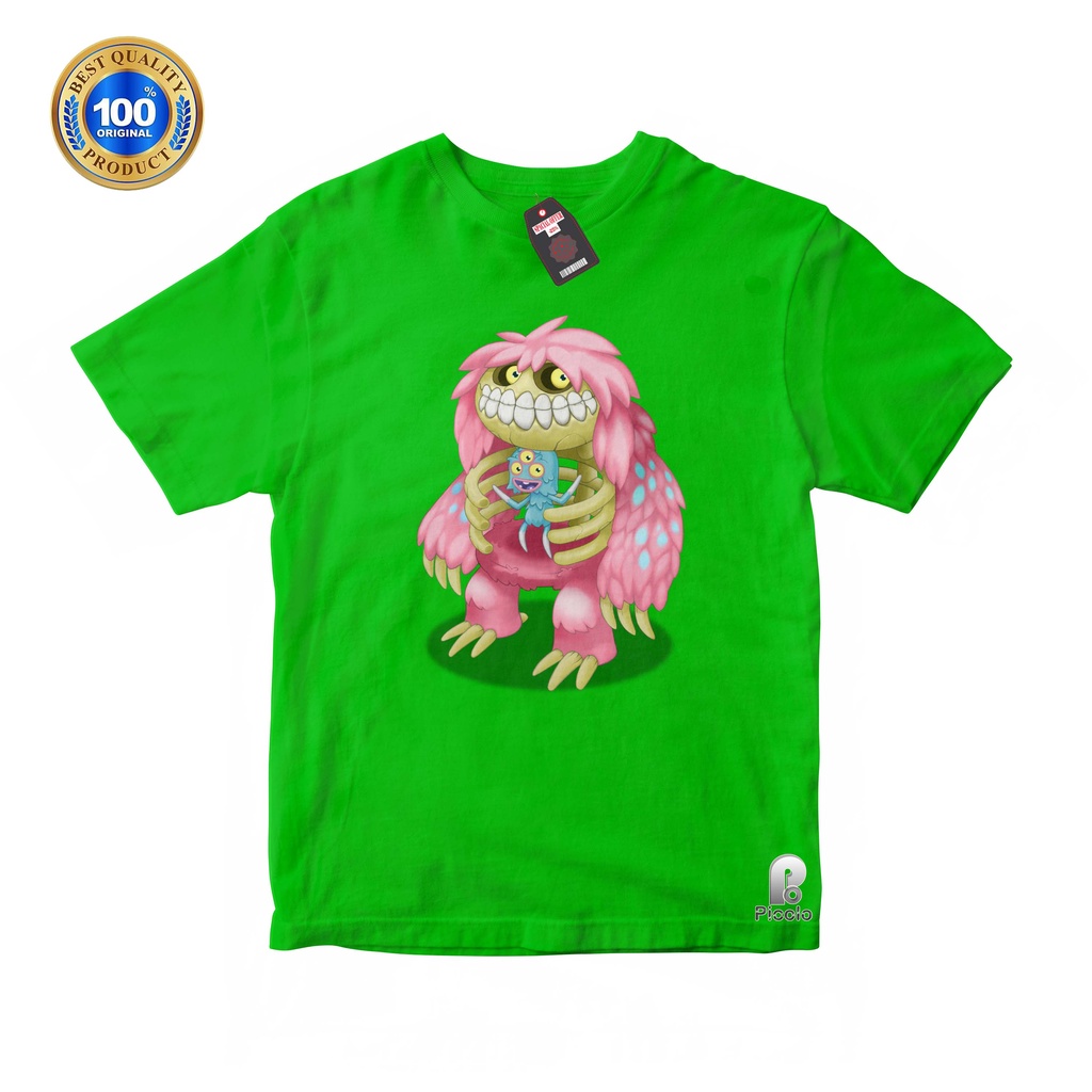 BAJU ANAK KAOS ATASAN ANAK MOTIF KARAKTER MY SINGING MONSTER UNISEX Bahan COTTUN (FREE NAMA)