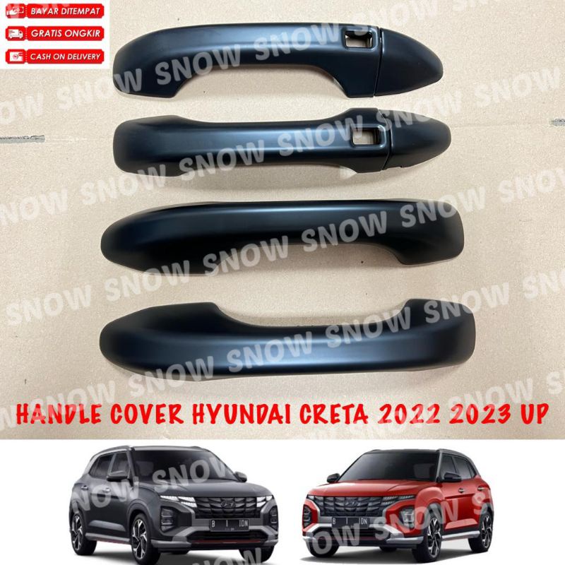 Handle Cover Pintu Hyundai Creta 2022 2023 Hitam