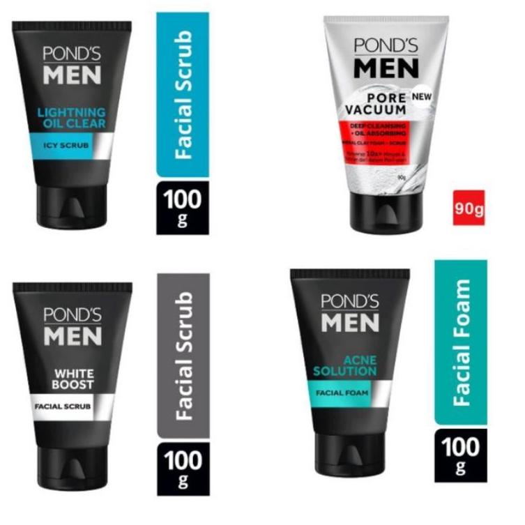 New Recommended--Ponds mens, pollution out,white boost, energi charge 100g