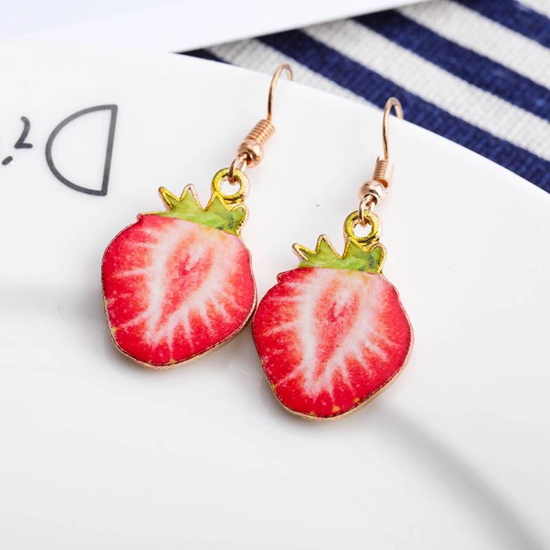 Mode Kreatif Anting Buah Anting Buah Anting Nanas Anting Buah Segar Kecil Anting Fashion Anting Perhiasan Wanita