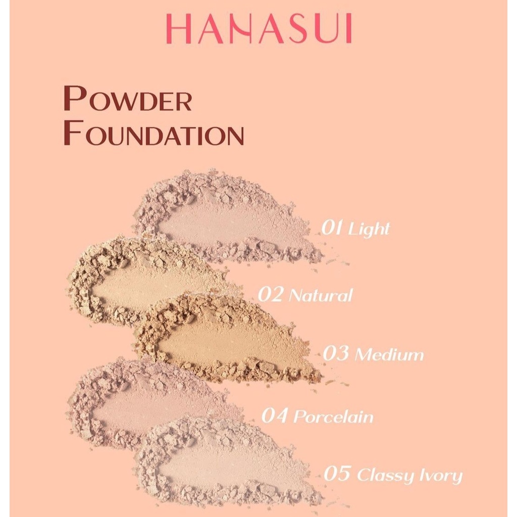 ❤ MEMEY ❤ HANASUI Perfect Fit Powder Foundation | Bedak Padat | TWC Compact