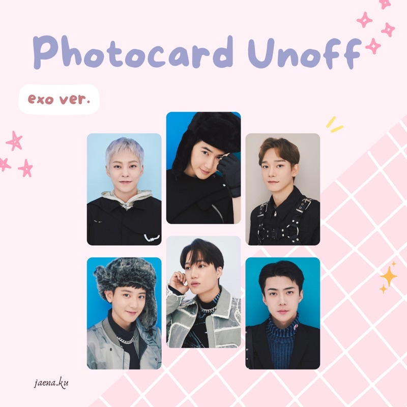 [SMTOWN] PHOTOCARD UNOFF WINTER SMTOWN 2022 EXO SHINEE SUPER JUNIOR