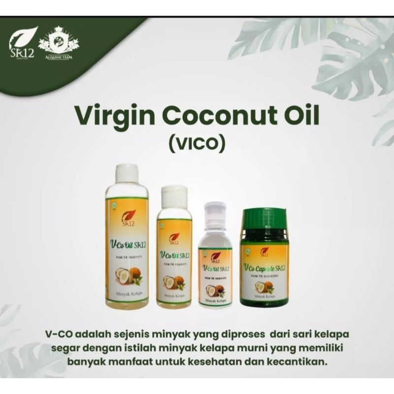 kapsul minyak kelapa penambah imunitas tubuh Vico oil SR12