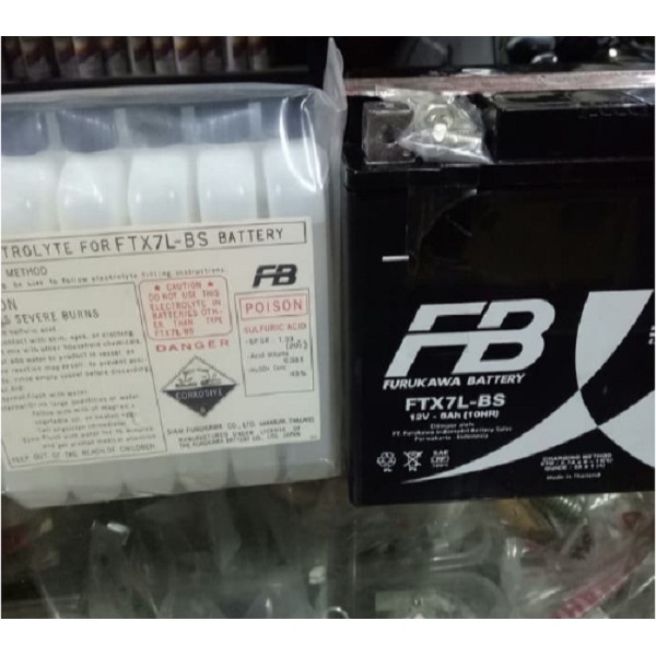 accu / AKI KERING Furukawa FTX7L-BS MF / YTX7L - Piaggio Gilera ET4 Liberty Vespa LX 150
