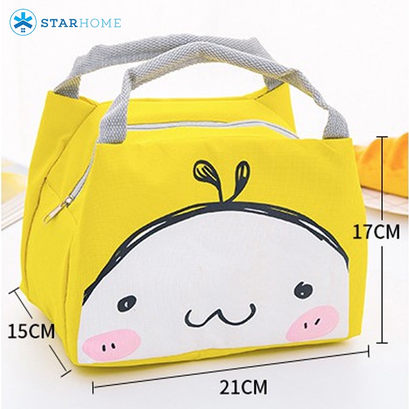 Tas Bekal Tahan Panas Lunch Bag Tas Kantong Lunch Box Makanan Tas Piknik Travel